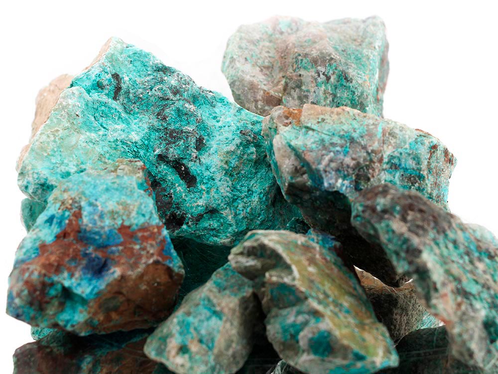 Chrysocolla Rough Stones - 1 lb Chrysocolla Rough Stones - 1 lb