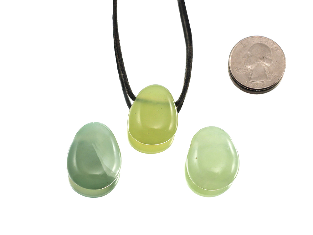 Chinese 'New Jade' Drop Pendant Chinese 'New Jade' Drop Pendant