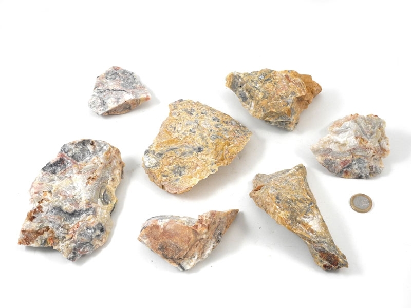 Crazy Lace Agate (Australia) Rough Stones - 1 lb