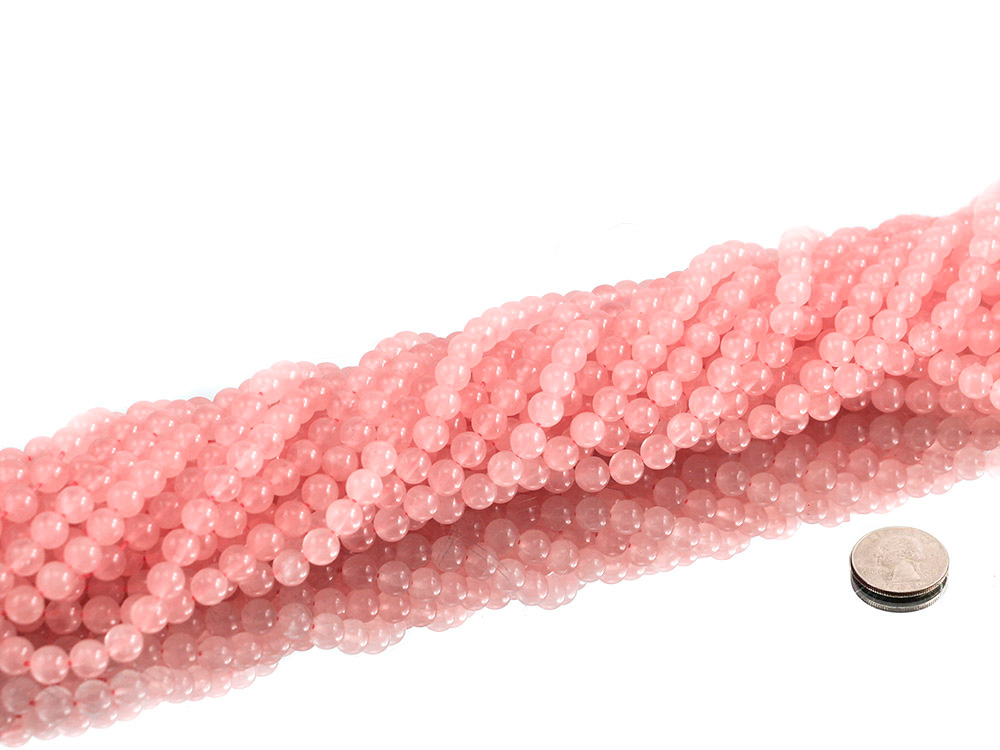Rose Quartz Bead Strand 8 mm - 1 pc