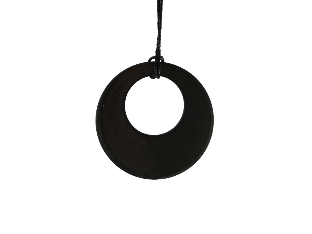 Shungite Moon/Eclipse Pendant - 1 pc Shungite Moon/Eclipse Pendant - 1 pc