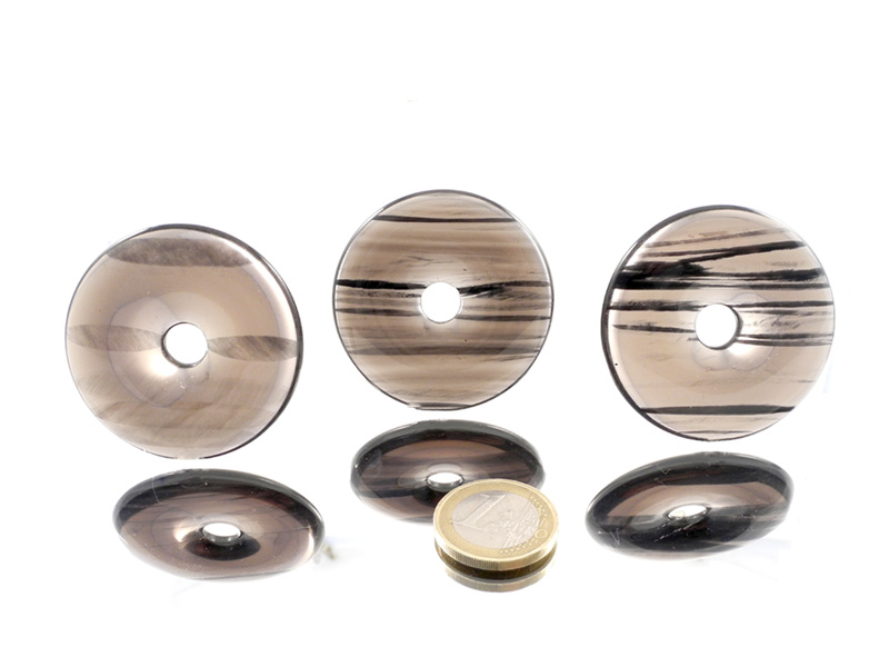 Midnight Lace Obsidian Jewelry Donut 50 mm Midnight Lace Obsidian Jewelry Donut 50 mm