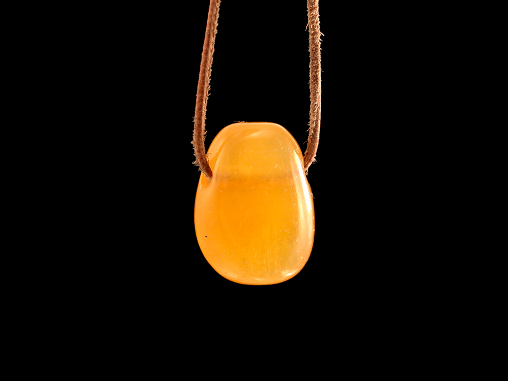 Orange Calcite Drop Bead Pendant Orange Calcite Drop Bead Pendant
