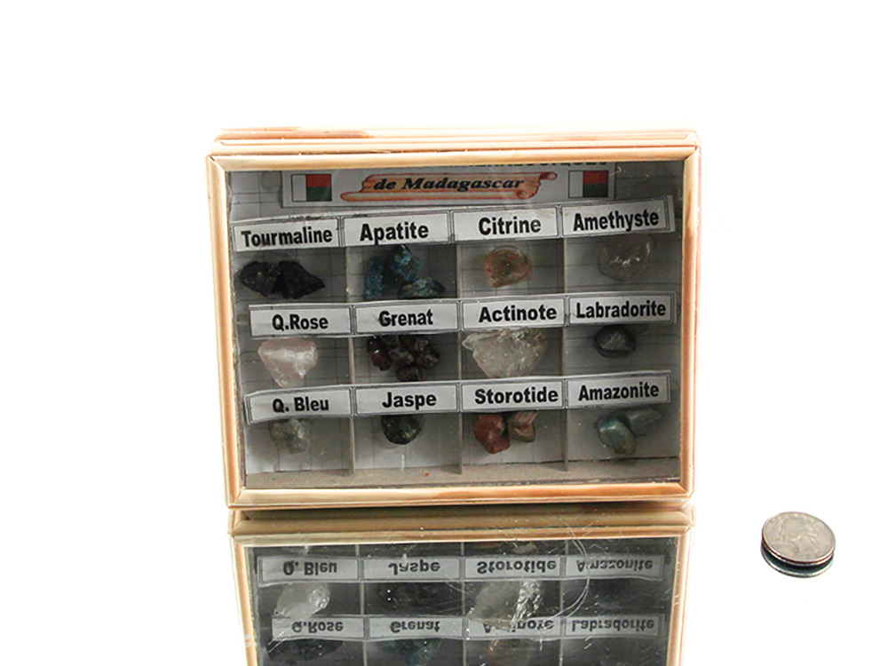 12 Piece Madagascar Mineral Collection Box 12 Piece Madagascar Mineral Collection Box