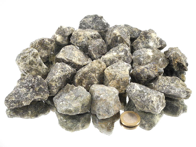 Labradorite Small Rough Stones - 1 lb Labradorite Small Rough Stones - 1 lb