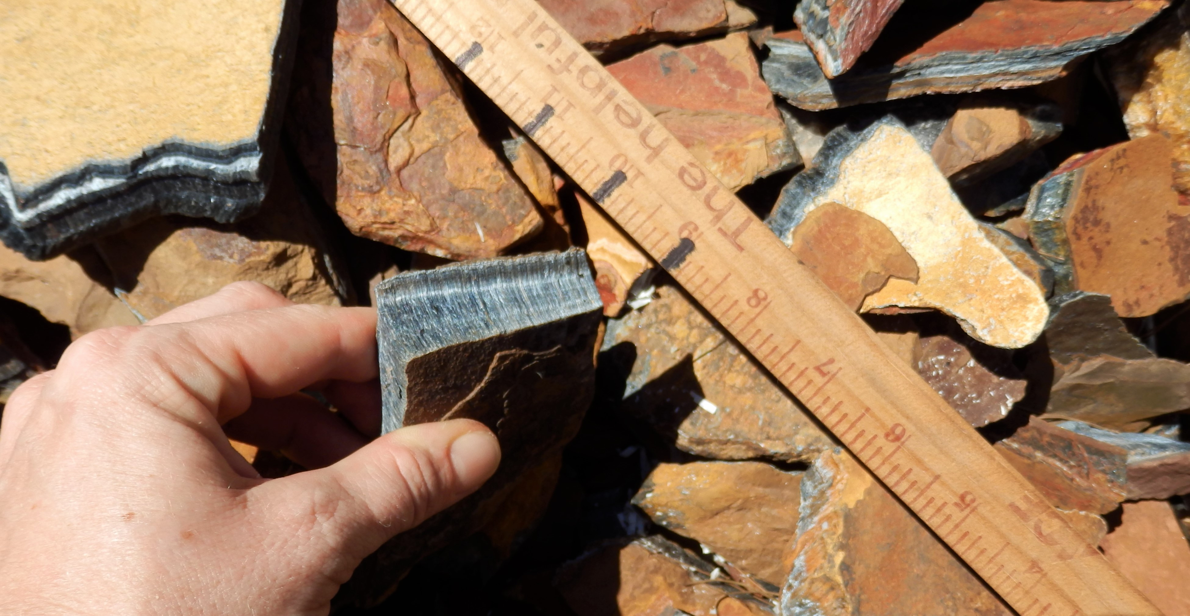 Hawk Eye Rough Stones - 1 lb Hawk Eye Rough Stones - 1 lb