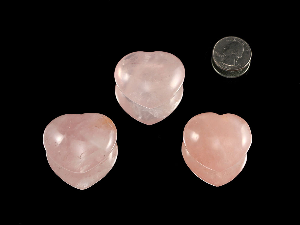 Rose Quartz Heart - 1 pc Rose Quartz Heart - 1 pc