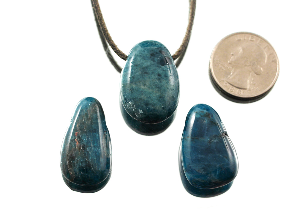 Apatite Drop Bead Pendant