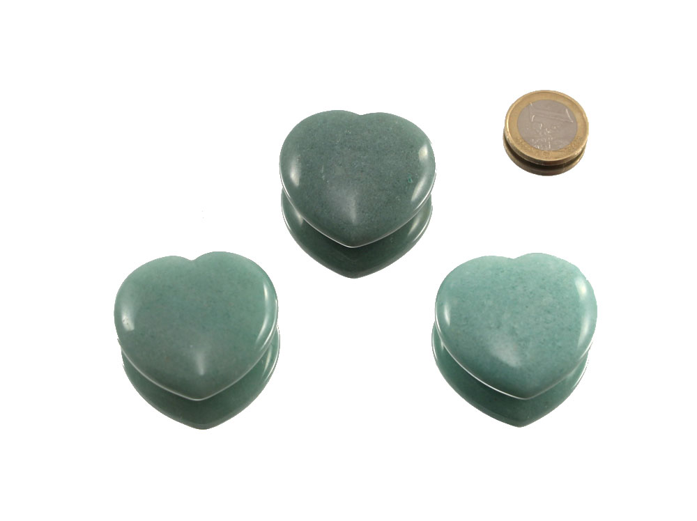 Green Aventurine Heart - 1 pc