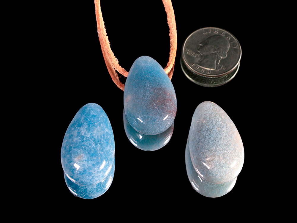 Trolleite Drop Bead Pendant - 1 pc