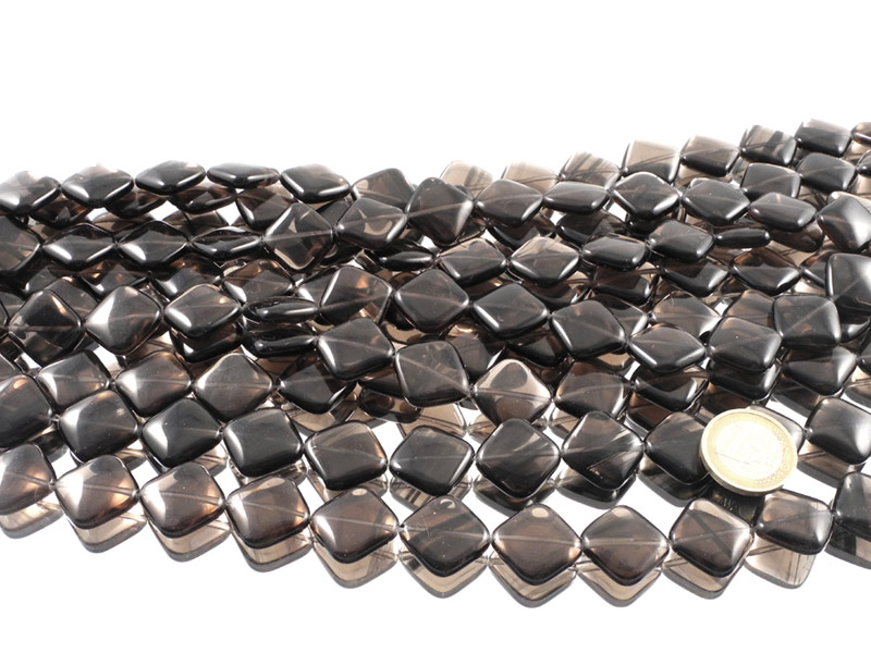 Midnight Lace Obsidian Bead Strand 'Diamond' Midnight Lace Obsidian Bead Strand 'Diamond'