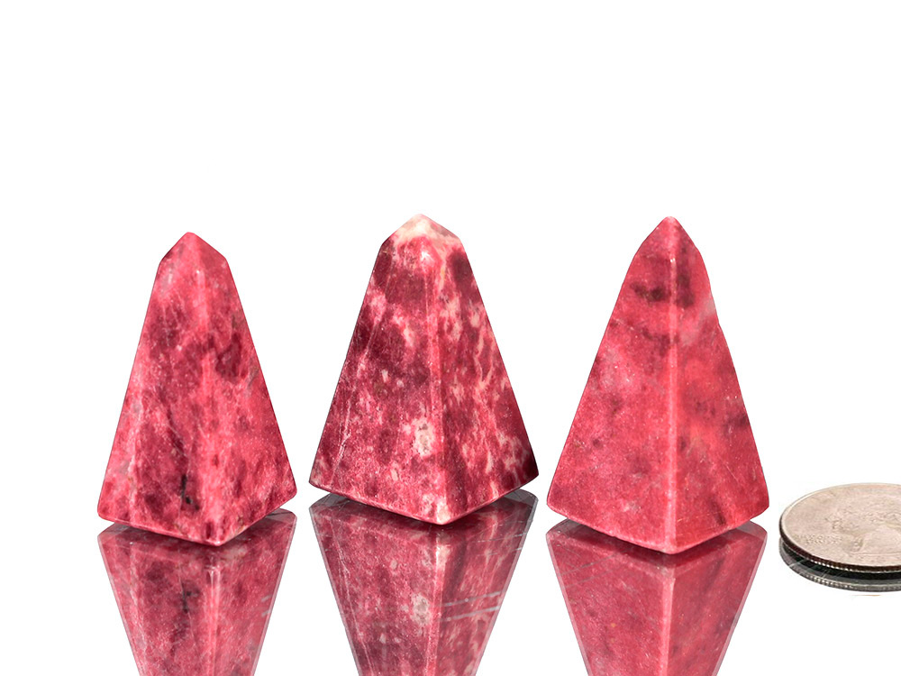 Thulite Obelisk - 1 pc Thulite Obelisk - 1 pc