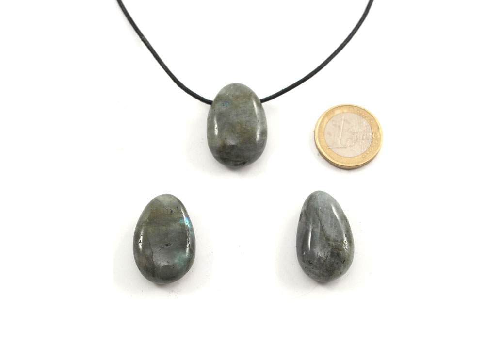 Labradorite Drop Bead Pendant