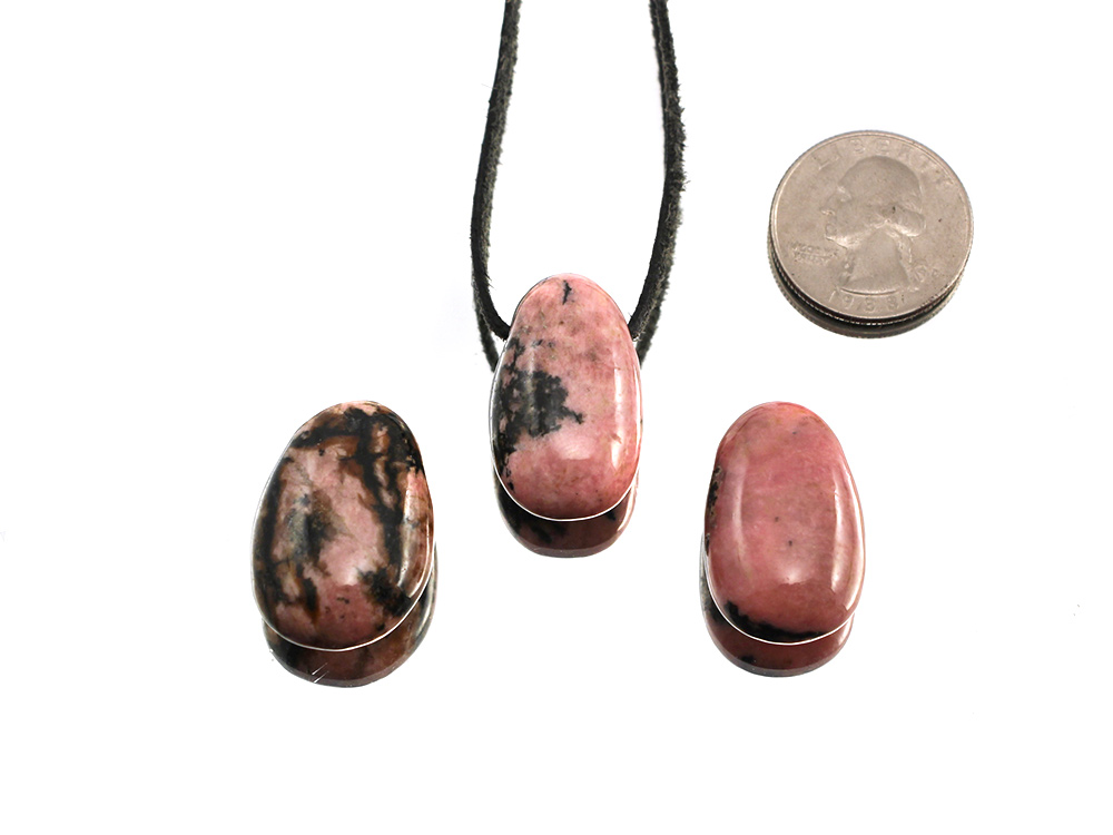 Rhodonite Drop Bead Extra Pendant Rhodonite Drop Bead Extra Pendant