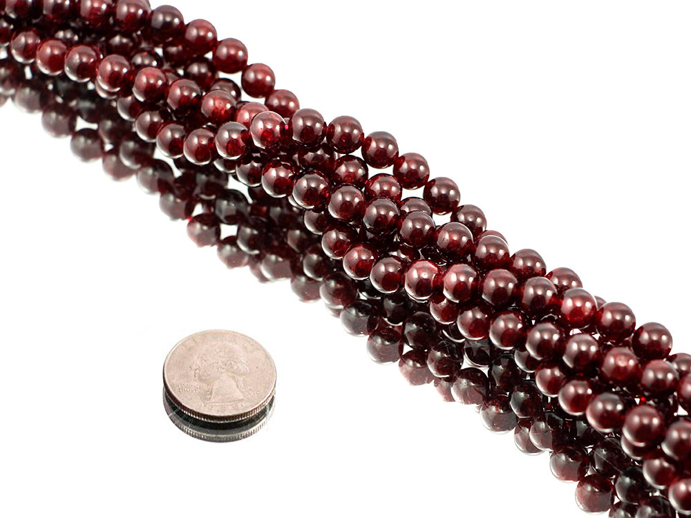 Garnet Bead Strand 8mm - 1 pc Garnet Bead Strand 8mm - 1 pc