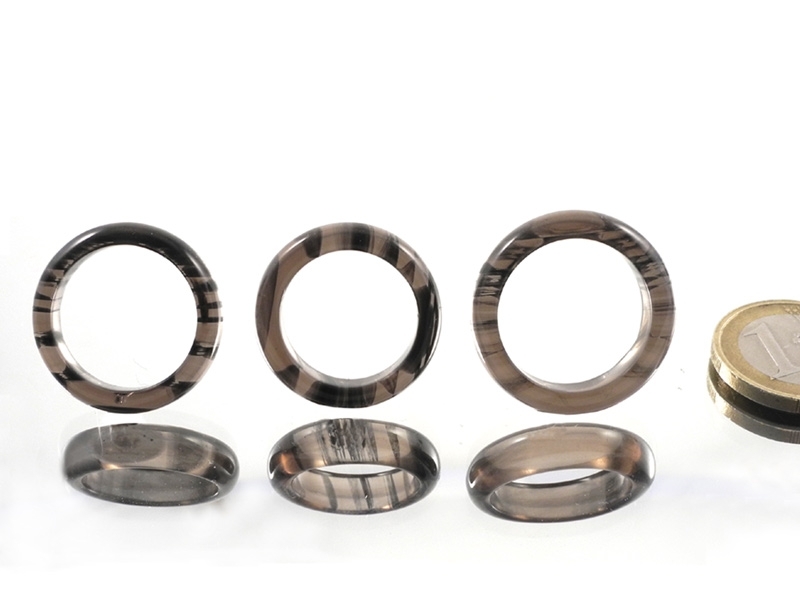 Midnight Lace Obsidian Gemstone Rings - 50-piece Set Midnight Lace Obsidian Gemstone Rings - 50-piece Set