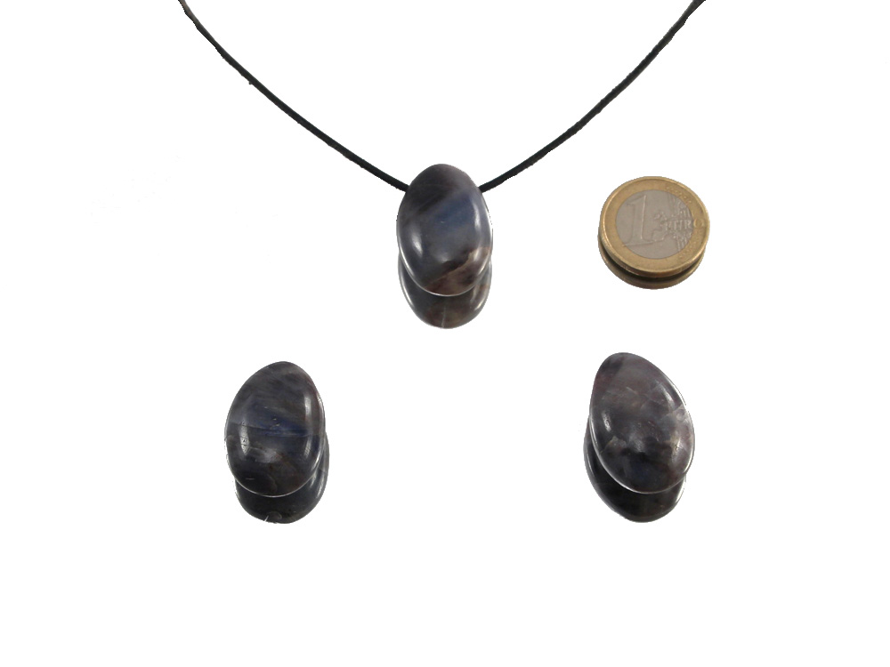 Sapphire Drop Bead Pendant