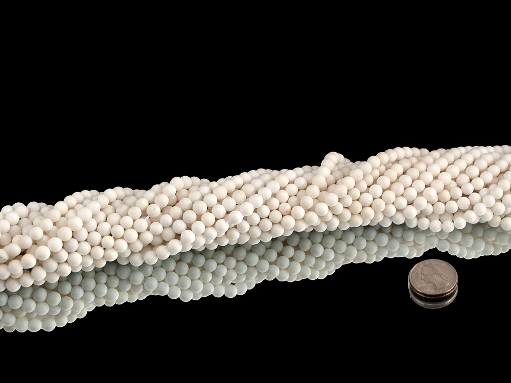 Barite Bead Strands 6 mm - 1 pc Barite Bead Strands 6 mm - 1 pc