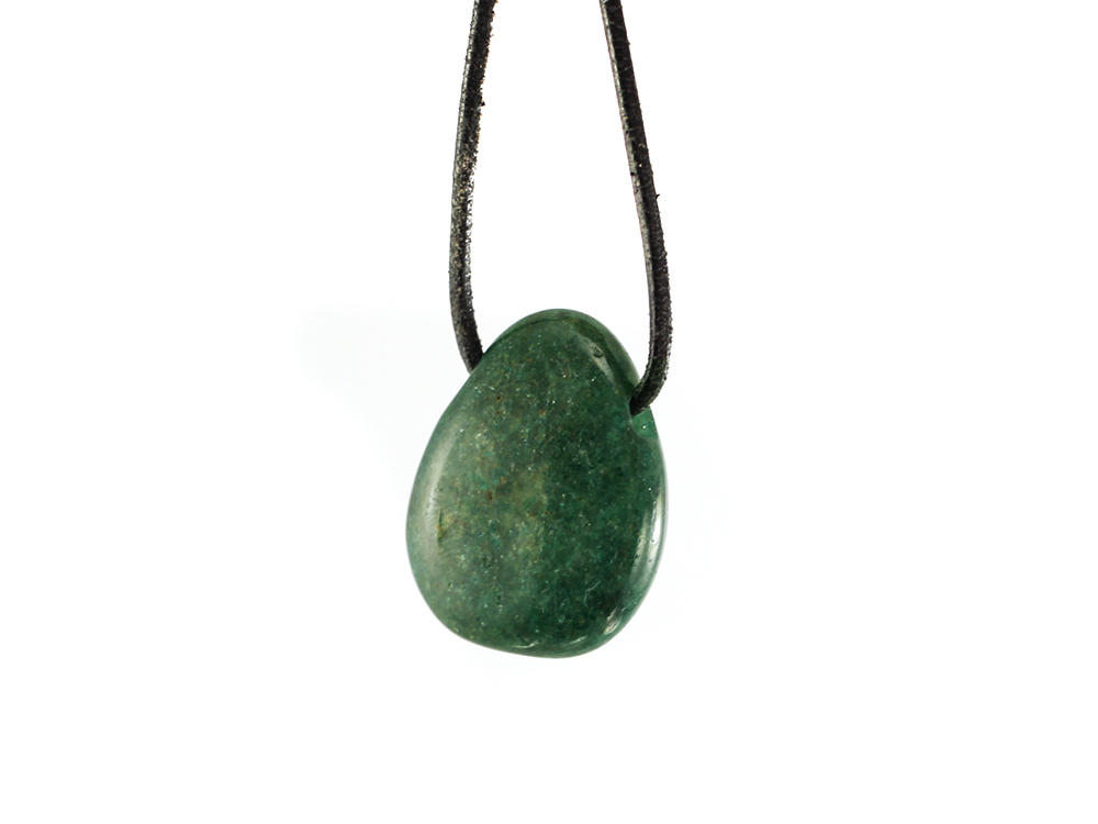 Fuchsite Drop Bead Pendant Fuchsite Drop Bead Pendant
