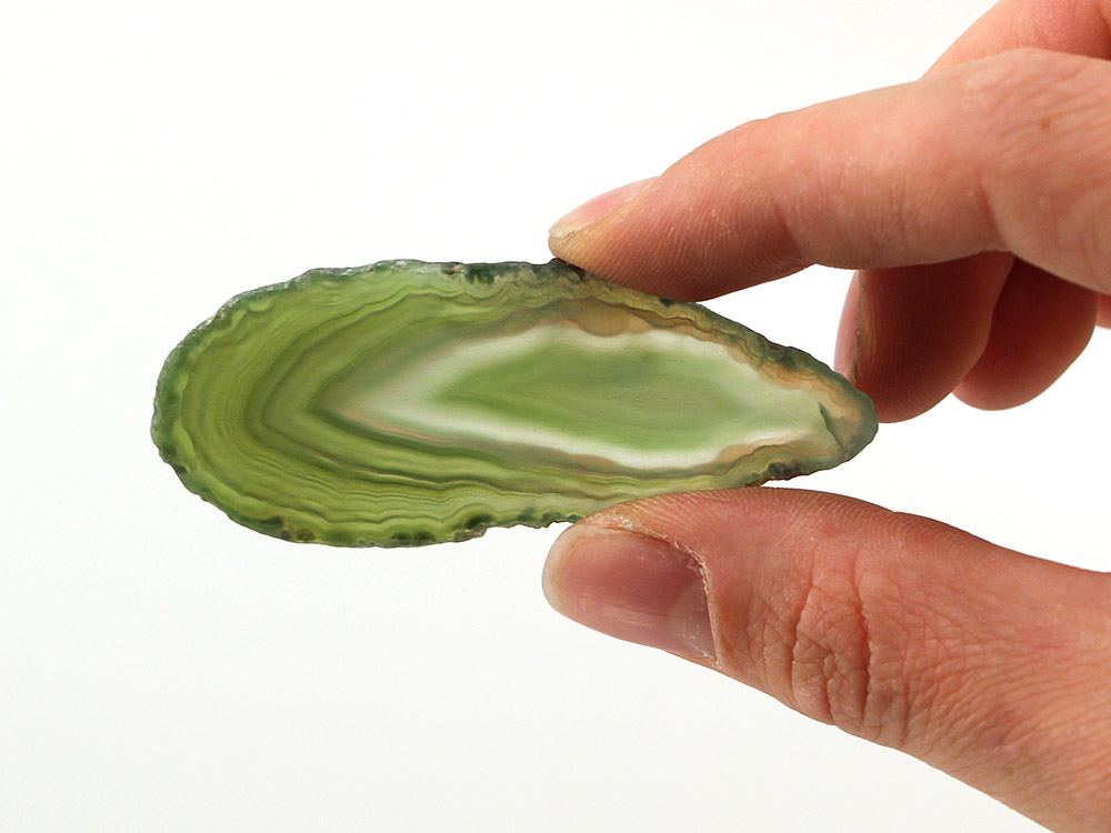 Agate Slices Green Small - 1 pc Agate Slices Green Small - 1 pc