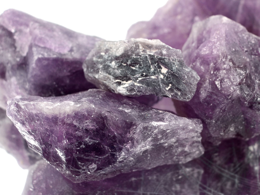 Amethyst Translucent Rough Stones - 1 lb Amethyst Translucent Rough Stones - 1 lb