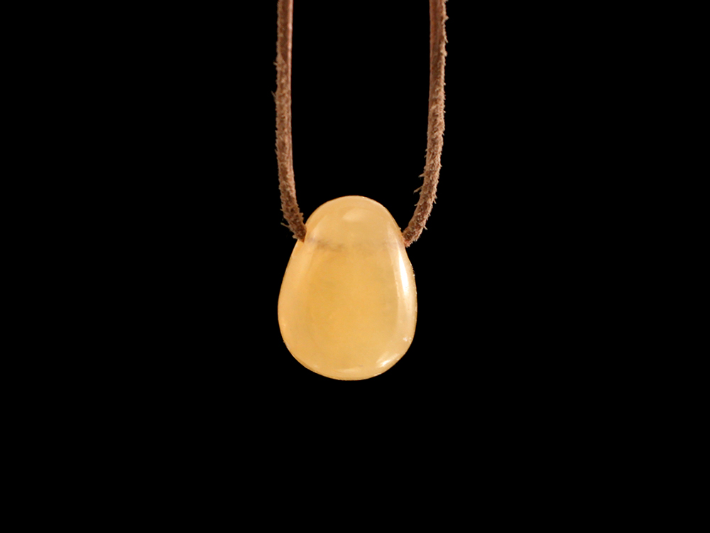 Orange Calcite Drop Bead Pendant Orange Calcite Drop Bead Pendant