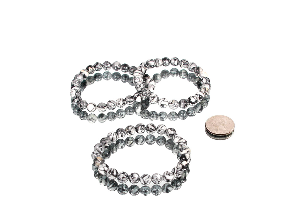Pinolite Bracelet 8 mm - 1 pc