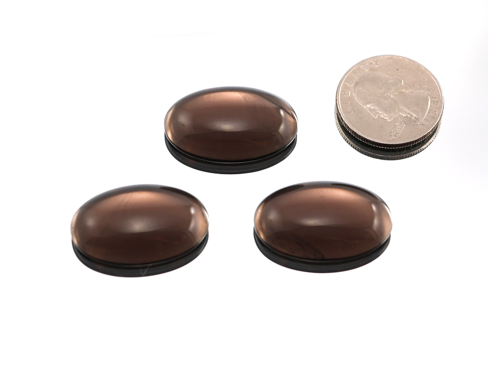 Smoky Obsidian Cabochon small 1 in - 1 1/2 in - 1 pc Smoky Obsidian Cabochon small 1 in - 1 1/2 in - 1 pc