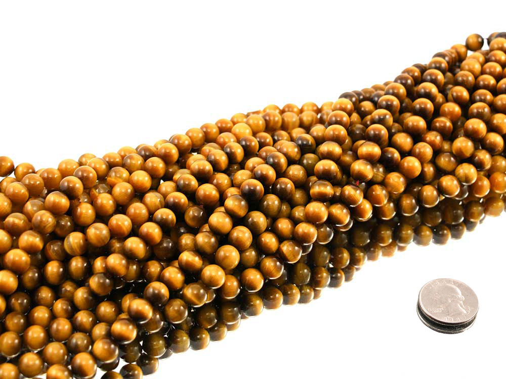 Tiger Eye Bead Strand 10 mm - Extra Grade - 1 pc