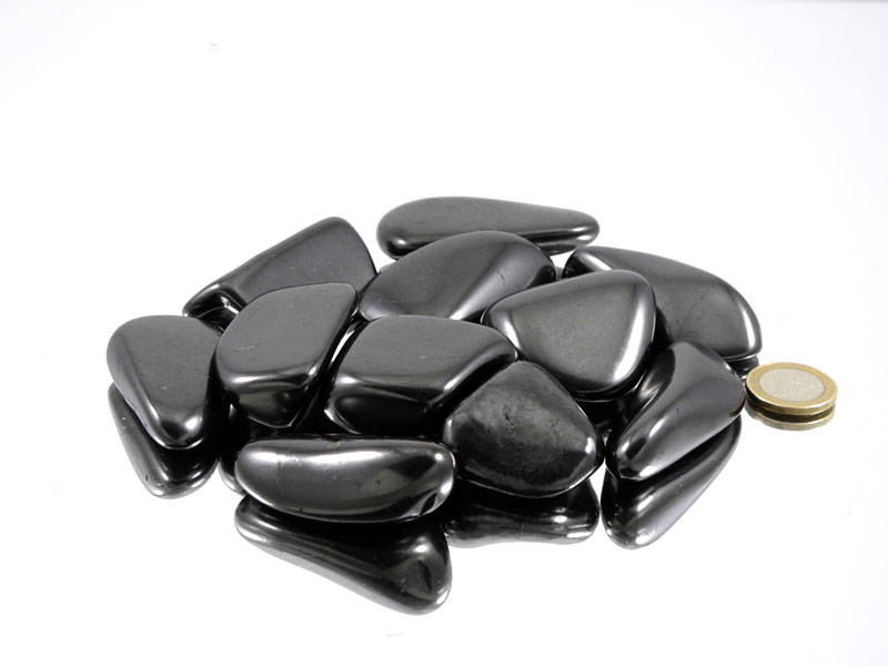 Shungite Tumbled Stones - 8 oz