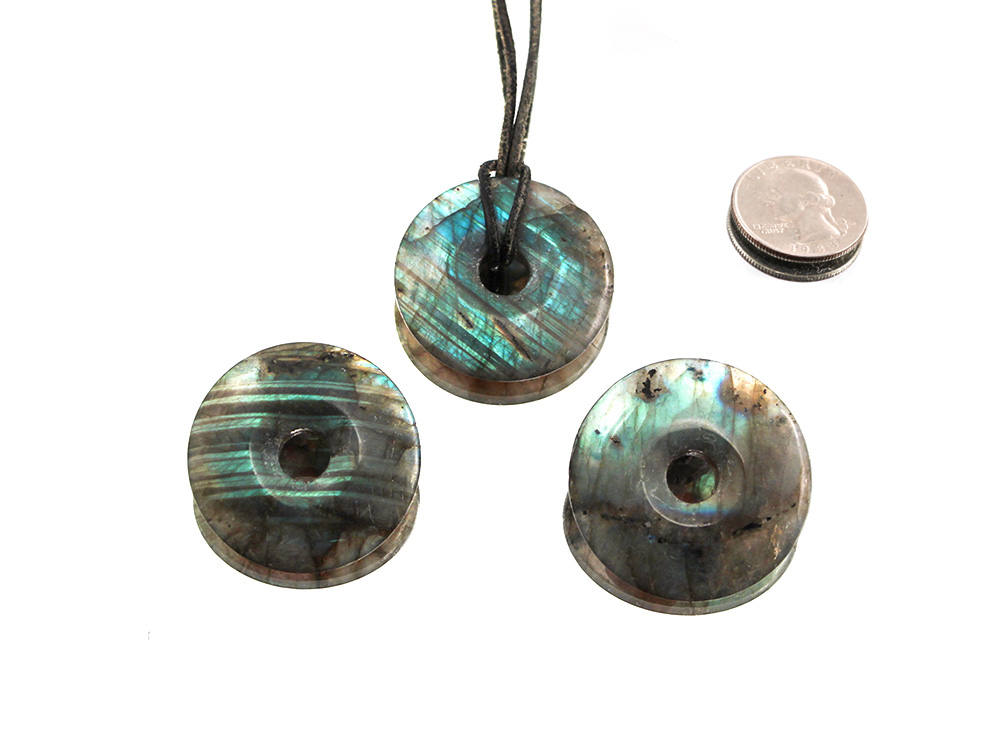 Labradorite Donut - 1 pc
