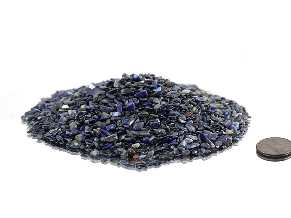Lapis Lazuli Tumbled Stones micro - 1 lb Lapis Lazuli Tumbled Stones micro - 1 lb