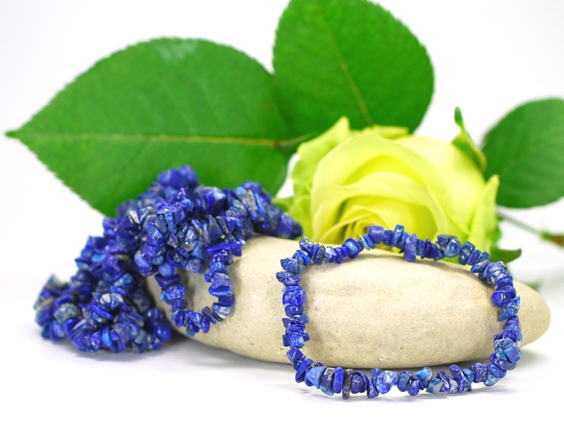 Lapis Lazuli Chip Bracelet - 1 pc