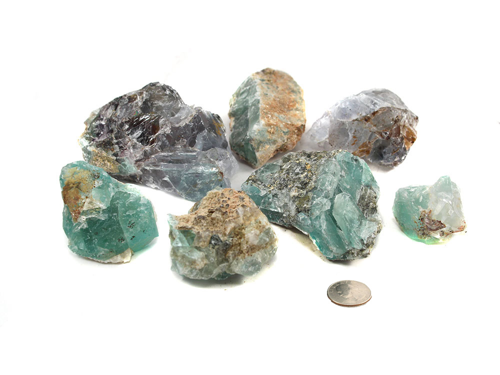 Fluorite Rough Stones - 1 lb