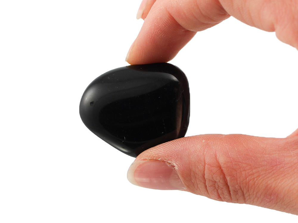 Midnight Lace Obsidian Tumbled Stones - 1 lb Midnight Lace Obsidian Tumbled Stones - 1 lb