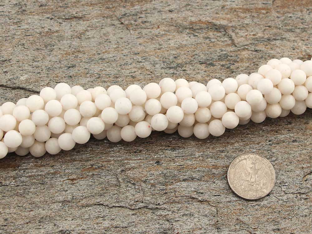 Barite Bead Strand 10 mm - 1 pc Barite Bead Strand 10 mm - 1 pc