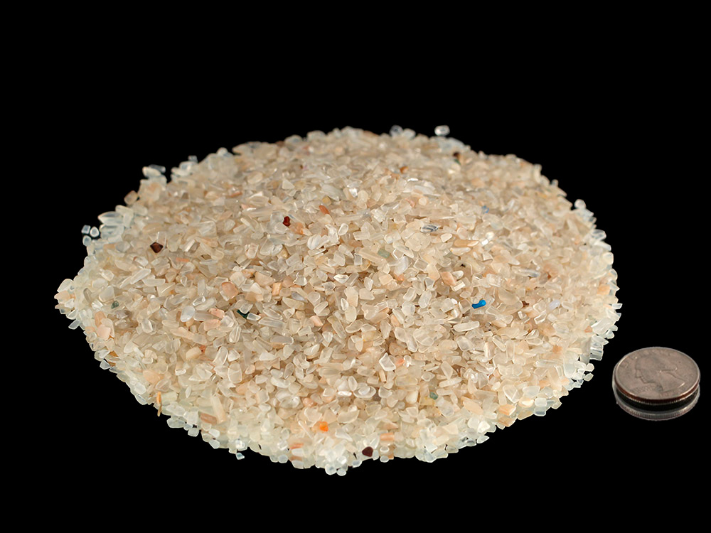 Moonstone Tumbled Stones Super Micro - 1 lb Moonstone Tumbled Stones Super Micro - 1 lb