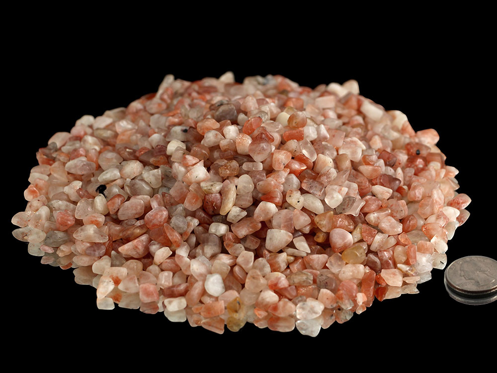 Sunstone Micro Tumbeld Stones - 1 lb