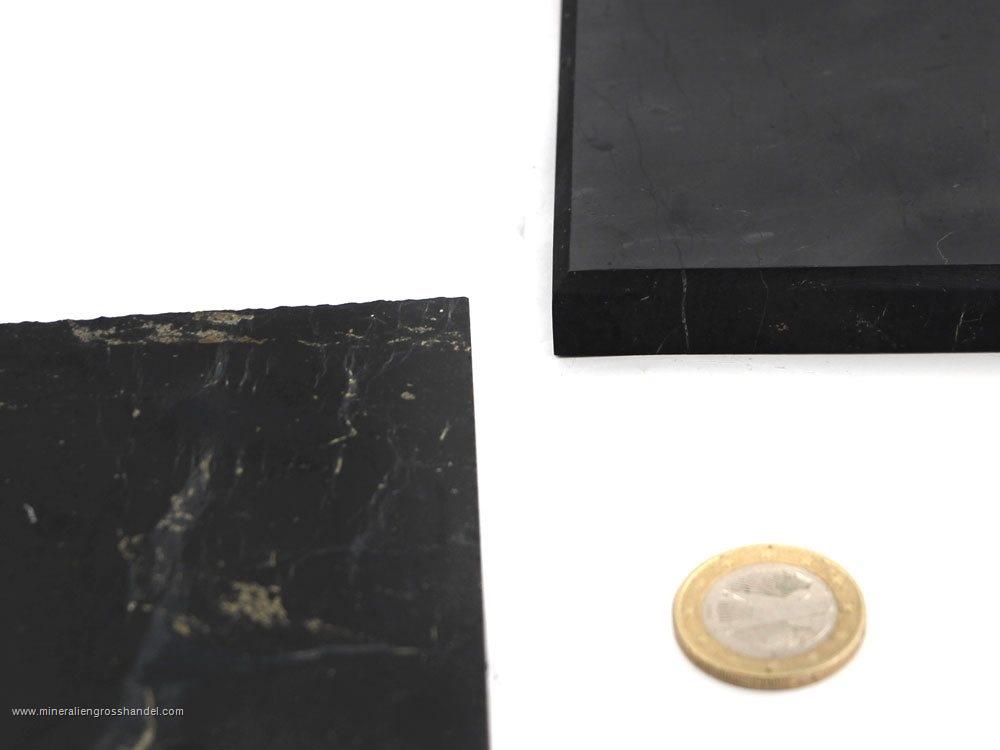 Shungite Thick Tile 4 x 4 x 1/2 In - 1 pc Shungite Thick Tile 4 x 4 x 1/2 In - 1 pc