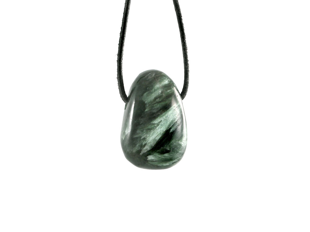 Seraphinite Drop Bead Pendant Seraphinite Drop Bead Pendant