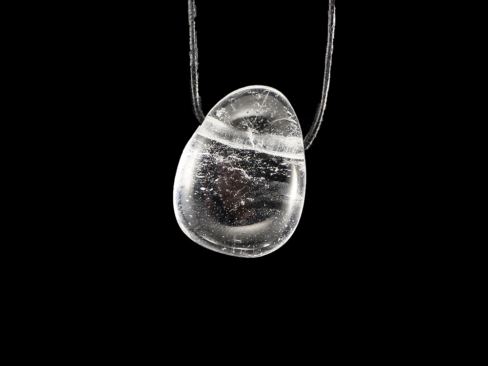 Rock Crystal / Quartz Drop Bead Pendant Rock Crystal / Quartz Drop Bead Pendant