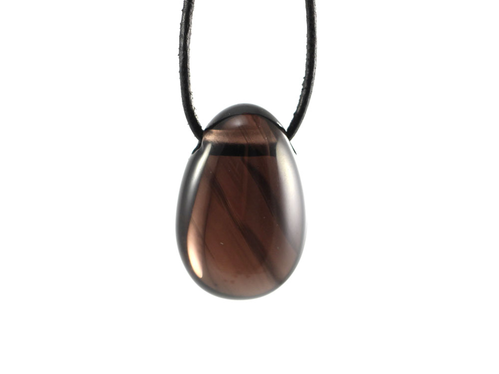 Midnight Lace Obsidian Drop Bead Pendant Midnight Lace Obsidian Drop Bead Pendant