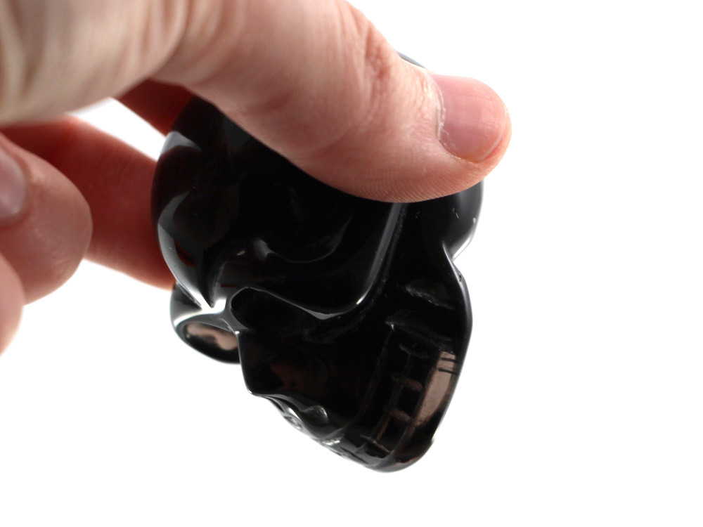 Midnight Lace Obsidian Small Skull - 1 pc Midnight Lace Obsidian Small Skull - 1 pc