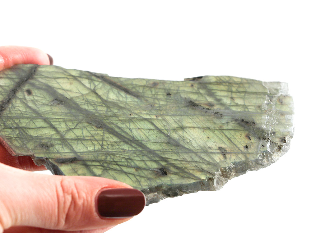 Labradorite Slabs (cut, not polished) A-Grade - 1 lb Labradorite Slabs (cut, not polished) A-Grade - 1 lb