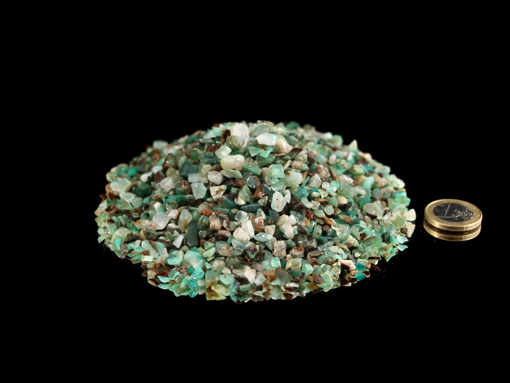 Chrysoprase Tumbled Stones Mini, B Grade - 1 lb Chrysoprase Tumbled Stones Mini, B Grade - 1 lb