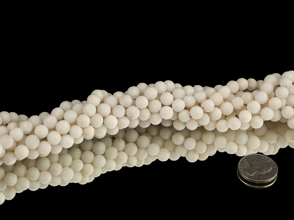 Barite Bead Strand 10 mm - 1 pc Barite Bead Strand 10 mm - 1 pc