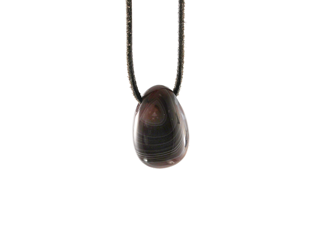 Botswana Agate Drop Bead Pendant Botswana Agate Drop Bead Pendant