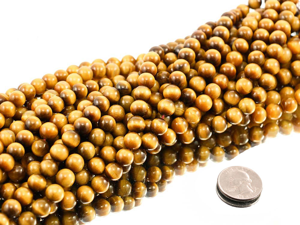 Tiger Eye Bead Strand 10 mm - Extra Grade - 1 pc Tiger Eye Bead Strand 10 mm - Extra Grade - 1 pc