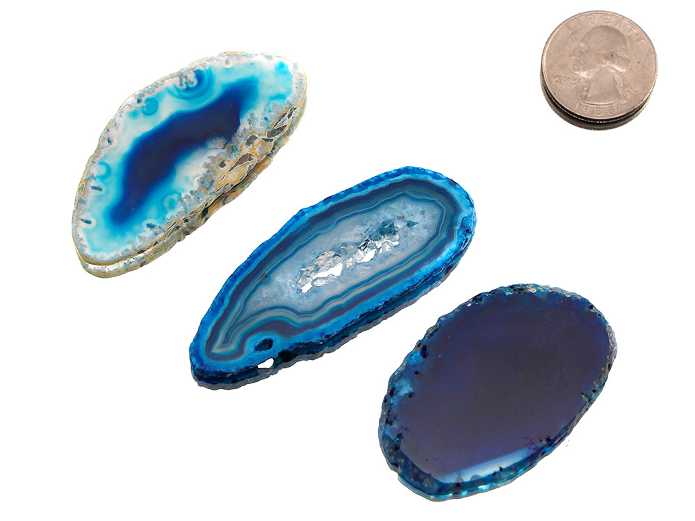 Agate Slices Blue Small - 1 pc Agate Slices Blue Small - 1 pc