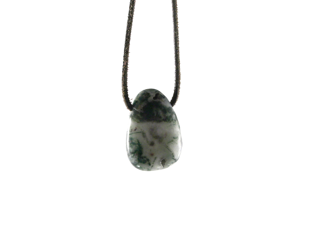 Tree Agate Drop Bead Pendant Tree Agate Drop Bead Pendant
